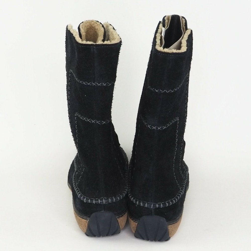 Timberland Fauna Lace BT 10.5in Women's Boots Shoes Black Winter Suede - Picture 5 of 11